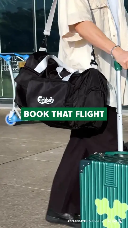 Frame 4 from Carlsberg: Foldable Duffel Bag