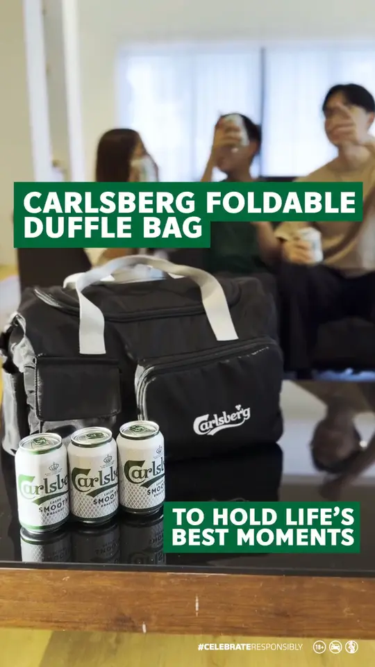 Frame 8 from Carlsberg: Foldable Duffel Bag