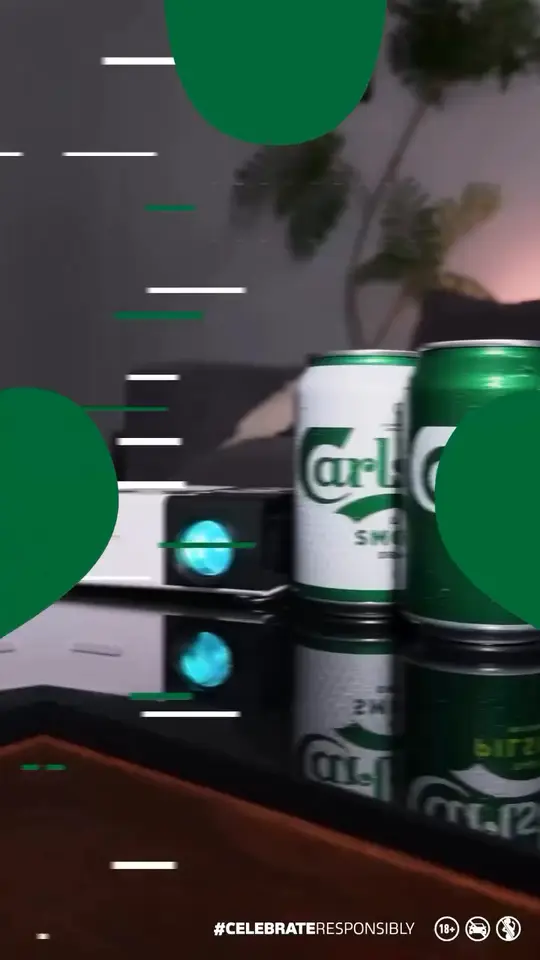 Frame 7 from Carlsberg: Portable Projector