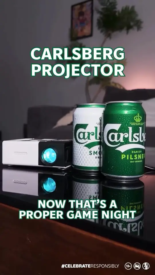 Frame 8 from Carlsberg: Portable Projector
