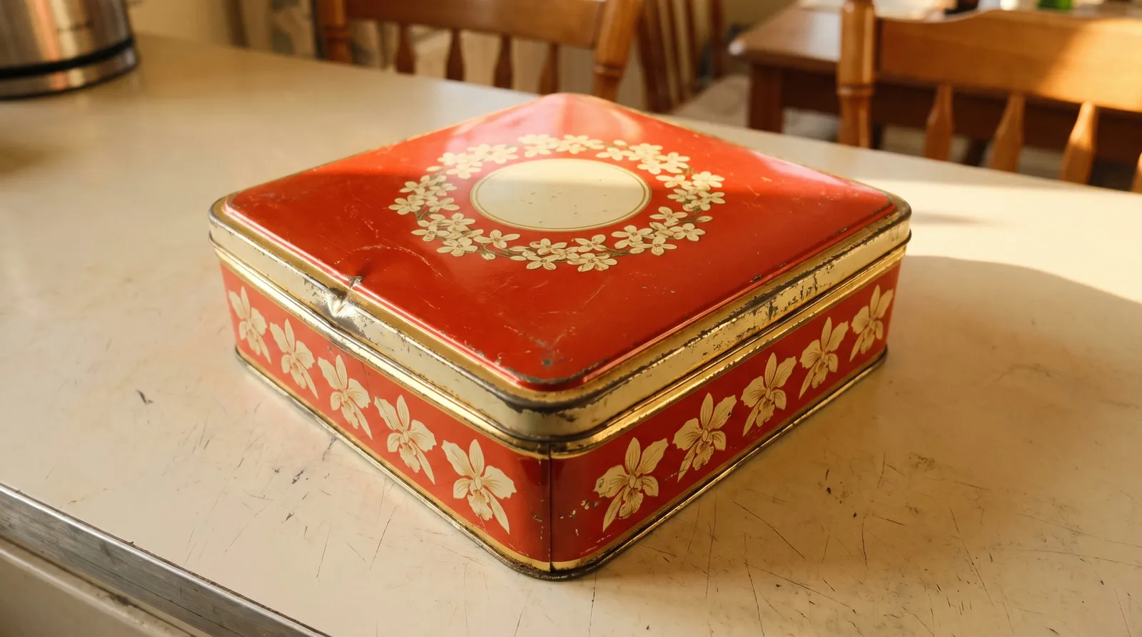 Her old tin